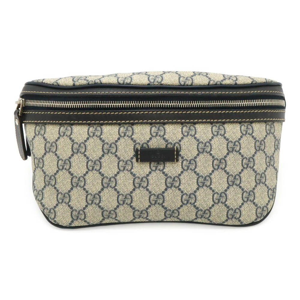 GUCCI Blue Leather Pouch